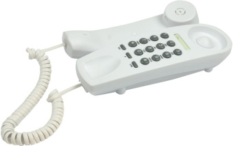 Телефон проводной Ritmix RT-005 белый - купить недорого с доставкой в интернет-магазине