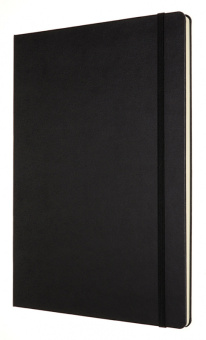 Блокнот Moleskine CLASSIC QP112 A4 192стр. нелинованный твердая обложка черный - купить недорого с доставкой в интернет-магазине