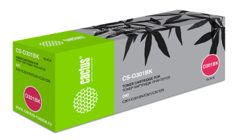 Картридж лазерный Cactus 44973544 CS-O301BK 44973544 черный (2200стр.) для Oki C301/321 - купить недорого с доставкой в интернет-магазине
