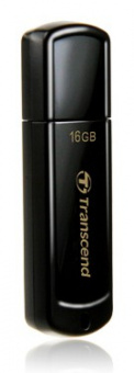 Флеш Диск Transcend 16GB Jetflash 350 TS16GJF350 USB2.0 черный - купить недорого с доставкой в интернет-магазине