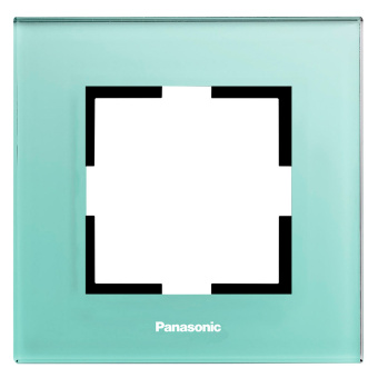 Рамка Panasonic Karre Plus WKTF08013GG-RU декоративная 1x стекло зеленый (упак.:1шт) - купить недорого с доставкой в интернет-магазине