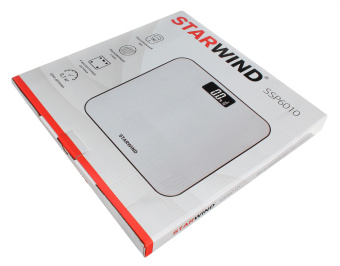 Весы напольные электронные Starwind SSP6010 макс.180кг серебристый - купить недорого с доставкой в интернет-магазине