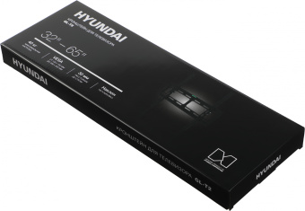Кронштейн для телевизора Hyundai GL-T2 черный 32"-65" макс.40кг настенный наклон - купить недорого с доставкой в интернет-магазине