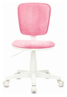 Кресло детское Бюрократ CH-W204NX розовый Velvet 36 крестов. пластик белый пластик белый - купить недорого с доставкой в интернет-магазине