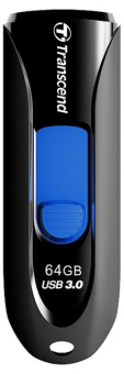 Флеш Диск Transcend 64Gb Jetflash 790 TS64GJF790K USB3.0 черный - купить недорого с доставкой в интернет-магазине