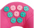 Массажная подушка Bradex KZ 0867 розовый/бирюзовый - купить недорого с доставкой в интернет-магазине