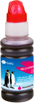 Чернила G&G GG-C13T00S34A 103M пурпурный 70мл для Epson L1110, L3151, L3100, L3101, L3110, L3150 - купить недорого с доставкой в интернет-магазине