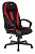Кресло игровое Zombie 9 черный/красный ткань/эко.кожа крестов. пластик