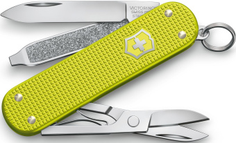 Нож перочинный Victorinox Alox Classic (0.6221.L23) 58мм 5функц. желтый подар.коробка - купить недорого с доставкой в интернет-магазине