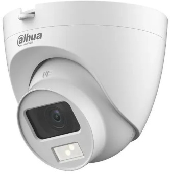 Камера видеонаблюдения аналоговая Dahua DH-HAC-HDW1500CLQP-IL-A-0280B-S2 2.8-2.8мм HD-CVI HD-TVI цв. корп.:белый (DH-HAC-HDW1500CLQP-IL-A-0280B) - купить недорого с доставкой в интернет-магазине