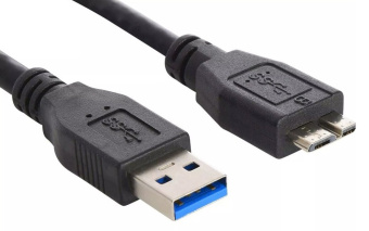 Кабель Buro MK30-AM-0.5 micro USB 3.0 B (m) USB A(m) 0.5м черный - купить недорого с доставкой в интернет-магазине