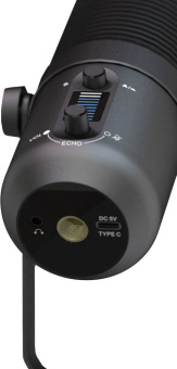 Микрофон проводной Оклик SM-400G 2м черный - купить недорого с доставкой в интернет-магазине
