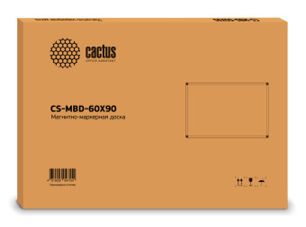 Доска магнитно-маркерная Cactus CS-MBD-60X90 магнитно-маркерная лак белый 60x90см алюминиевая рама - купить недорого с доставкой в интернет-магазине