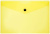 Конверт на кнопке Бюрократ Double Neon DNEPK804A5YEL A5 гориз. пластик 0.18мм желтый - купить недорого с доставкой в интернет-магазине
