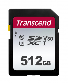 Флеш карта SDXC 512Gb Class10 Transcend TS512GSDC300S w/o adapter - купить недорого с доставкой в интернет-магазине