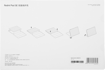 Чехол Xiaomi для Redmi Pad SE пластик черный - купить недорого с доставкой в интернет-магазине