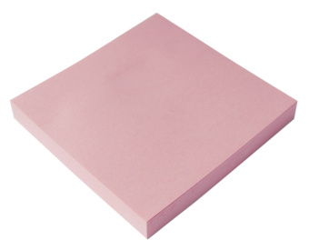 Блок самоклеящийся бумажный Silwerhof 682156-03 76x76мм 100лист. 75г/м2 пастель розовый - купить недорого с доставкой в интернет-магазине