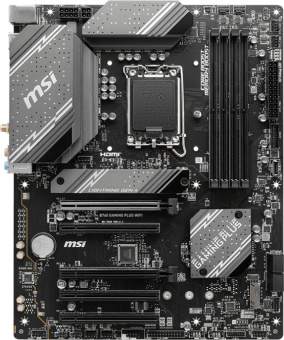 Материнская плата MSI B760 GAMING PLUS WIFI Soc-1700 Intel B760 4xDDR5 ATX AC`97 8ch(7.1) 2.5Gg+HDMI+DP - купить недорого с доставкой в интернет-магазине