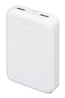Мобильный аккумулятор Buro T4-10000 10000mAh 2A 2xUSB белый (T4-10000-WT) - купить недорого с доставкой в интернет-магазине