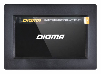 Фоторамка Digma 7" PF-733 800x480 черный пластик - купить недорого с доставкой в интернет-магазине