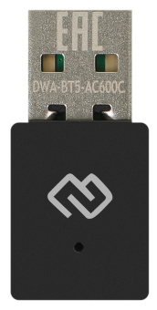 Сетевой адаптер WiFi + Bluetooth Digma DWA-BT5-AC600C AC600 USB 2.0 (ант.внутр.) 1ант. (упак.:1шт) - купить недорого с доставкой в интернет-магазине