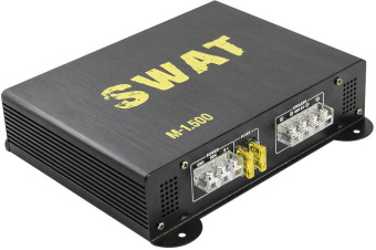 Усилитель автомобильный Swat M-1.500 одноканальный - купить недорого с доставкой в интернет-магазине