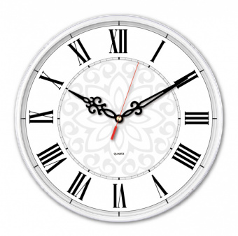 Часы настенные аналоговые Бюрократ WallC-R70P D25см белый (WALLC-R70P25/WHITE) - купить недорого с доставкой в интернет-магазине