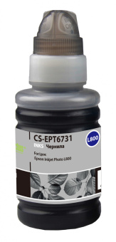 Чернила Cactus CS-EPT6731 T6731 черный 100мл для Epson L800/L810/L850/L1800 - купить недорого с доставкой в интернет-магазине