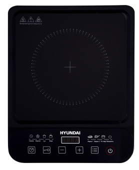 Плита Индукционная Hyundai HYC-0106 черный стеклокерамика (настольная) - купить недорого с доставкой в интернет-магазине