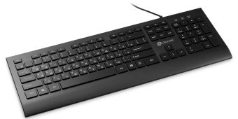 Клавиатура Оклик 155M черный USB slim - купить недорого с доставкой в интернет-магазине