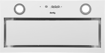 Вытяжка встраиваемая Domfy DM6036BB WG белый управление: кнопочное (1 мотор) - купить недорого с доставкой в интернет-магазине