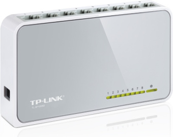 Коммутатор TP-Link TL-SF1008D 8x100Mb неуправляемый - купить недорого с доставкой в интернет-магазине