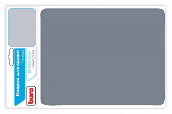 Коврик для мыши Buro BU-CLOTH серый 230x180x3мм - купить недорого с доставкой в интернет-магазине
