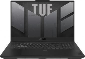 Ноутбук Asus TUF Gaming F17 FX707ZV4-HX055 Core i7 12700H 16Gb SSD1Tb NVIDIA GeForce RTX4060 8Gb 17.3" IPS FHD (1920x1080) noOS grey WiFi BT Cam (90NR0FB5-M003B0) - купить недорого с доставкой в интернет-магазине