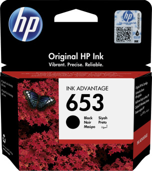 Картридж струйный HP 653 3YM75AE черный (360стр.) (6мл) для HP DeskJet Plus Ink Advantage 6075/6475 - купить недорого с доставкой в интернет-магазине