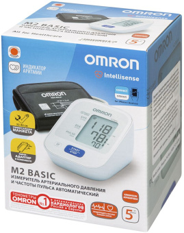 Тонометр автоматический Omron M2 Basic - купить недорого с доставкой в интернет-магазине