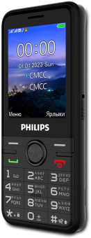Мобильный телефон Philips Е6500(4G) Xenium черный моноблок 3G 4G 2Sim 2.4" 240x320 0.3Mpix GSM900/1800 FM microSD max128Gb - купить недорого с доставкой в интернет-магазине