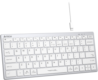 Клавиатура A4Tech Fstyler FBX51C белый USB беспроводная BT/Radio slim Multimedia (FBX51C WHITE) - купить недорого с доставкой в интернет-магазине