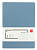 Блокнот Deli EN128LBLUE A5 210х143мм искусст. кожа 96л линейка мягкая обложка голубой