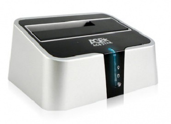 Док-станция для HDD AgeStar 3CBT2 SATA II USB3.0 пластик серебристый 1 - купить недорого с доставкой в интернет-магазине