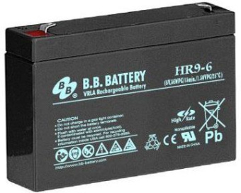 Батарея для ИБП BB HR 9-6 6В 9Ач - купить недорого с доставкой в интернет-магазине