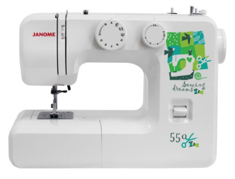 Швейная машина Janome 550 белый - купить недорого с доставкой в интернет-магазине