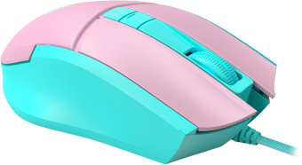 Мышь A4Tech Bloody L65 Max розовый/голубой оптическая (12000dpi) USB (6but) - купить недорого с доставкой в интернет-магазине