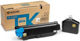 Картридж лазерный Kyocera TK-5280C 1T02TWCNL0 синий (11000стр.) для Kyocera Ecosys P6235cdn/M6235cidn/M6635cidn - купить недорого с доставкой в интернет-магазине