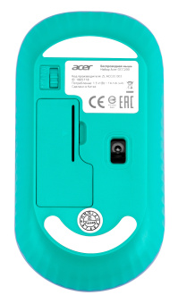Клавиатура + мышь Acer OCC200 клав:фиолетовый/зеленый мышь:фиолетовый/зеленый USB беспроводная slim Multimedia (ZL.ACCEE.003) - купить недорого с доставкой в интернет-магазине