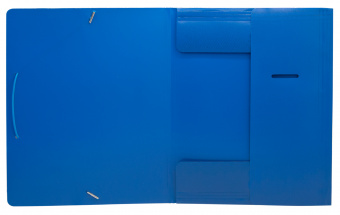 Папка на резинке Buro -PRB04BLUE A4 пластик кор.15мм 0.5мм синий - купить недорого с доставкой в интернет-магазине