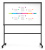 Доска стеклянная Deli 8737 90x150см алюминиевая рама стекло на подставке - купить недорого с доставкой в интернет-магазине