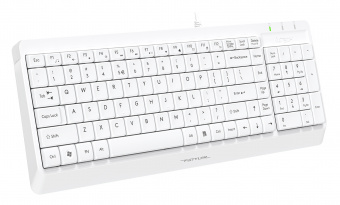 Клавиатура + мышь A4Tech Fstyler F1512 клав:белый мышь:белый USB - купить недорого с доставкой в интернет-магазине