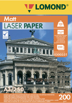 Бумага Lomond Ultra DS Matt CLC 0300331 A3/200г/м2/250л./белый матовое/матовое для лазерной печати - купить недорого с доставкой в интернет-магазине