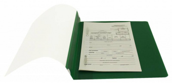Папка-скоросшиватель Бюрократ Люкс -PSL20A5GRN A5 прозрач.верх.лист пластик зеленый 0.14/0.18 - купить недорого с доставкой в интернет-магазине